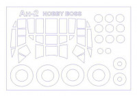 KV Models 48100 Ан-2 (HOBBYBOSS #81705) + маски на диски и колеса HOBBY BOSS 1/48