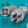 Reskit 72534 LAU-10 ZUNI rocket launcher US Army&Navy (2x) 1/72