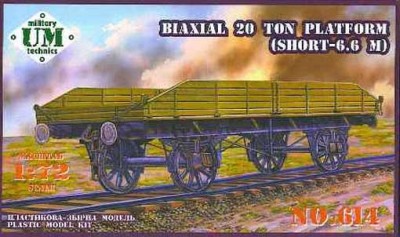 UniModel UMM-72614 Двухосная дрезина 1/72