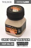 Wilder HDF-NL-30 GREY DIRT SPATTER SPECKLING EFFECT Эффект брызги серой грязи (Wilder) 50мл