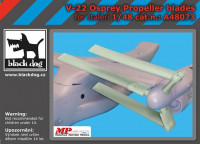 BlackDog A48073 V-22 Osprey propeller blades (ITALERI) 1/48