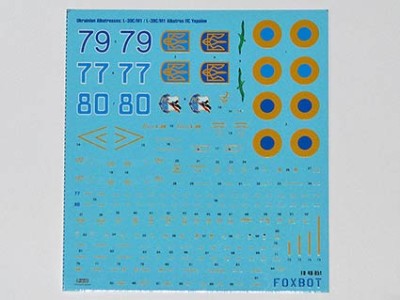 Foxbot Decals FBOT48051 Ukrainian Albatrosses: Let L-39C/M1 1/48