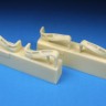 Barracuda Studios BCR32265 de Havilland Mosquito FB Mk.VI Ammo Feed Chutes (designed to be used with Tamiya kits) 1/32