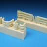 Barracuda Studios BCR32265 de Havilland Mosquito FB Mk.VI Ammo Feed Chutes (designed to be used with Tamiya kits) 1/32