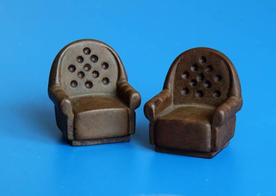 Plus model EL025 Upholstered chairs 1:35