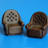 Plus model EL025 Upholstered chairs 1:35