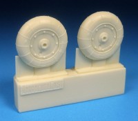 Barracuda Studios BCR48391 Messerschmitt Bf-109G-10 and Bf-109K-4 Main wheels 1/48