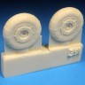 Barracuda Studios BCR48391 Messerschmitt Bf-109G-10 and Bf-109K-4 Main wheels 1/48