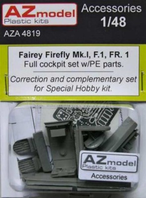 AZ Model A4019 Fairey Firefly Mk.I,F.1,FR.1 - Cockpit set 1/48 1/72