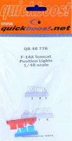 Quickboost QB48 776 F-14A Tomcat position lights (TAM) 1/48