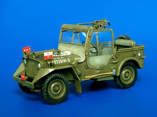 Plus model 243 Patton's Jeep 1:35