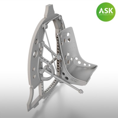 Art Scale 200-A48032 Mitsubishi A6M Bulkhead with Seat in bottom position - ASK (3D-Printed) rec 1/48