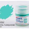 Machete G8034 Краска акриловая Pastel turquoise (Пастельно-бирюзовый, глянцевый) 10 мл.