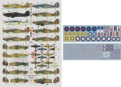 Dk Decals 72077 Hurricane Mk.I (15x camo) Part 3 1/72