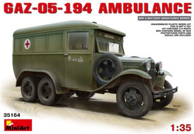 MiniArt 35164 ГАЗ 05-194 Ambulance 1/35