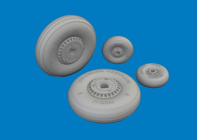 Eduard 632204 BRASSIN MC.205 Veltro wheels (ITAL) 1/32