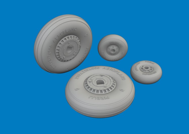 Eduard 632204 BRASSIN MC.205 Veltro wheels (ITAL) 1/32