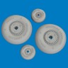 Eduard 632204 BRASSIN MC.205 Veltro wheels (ITAL) 1/32
