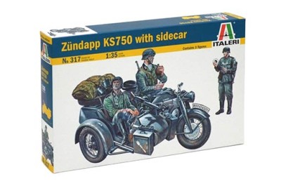 Italeri 00317 Мотоцикл &quot;Цундапп&quot; KS750 1/35