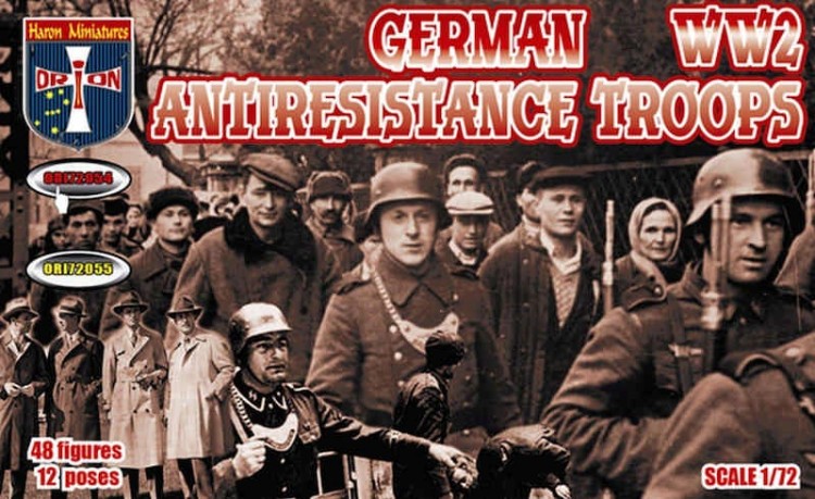 Orion ORI72054 German anti-resistance troops (WWII) 1/72