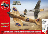 Airfix 50160 Spitfire Mkvb And Bf 109E Dogfight Doubles Gift Set 1/48