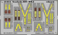 Eduard 49011 Seatbelts RFC WWI фототравление