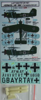 Kora Model CSD7259 Heinkel He-46C-1 Ski - Conversion set & decal 1/72