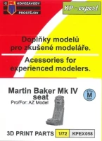 Kovozavody Prostejov EX058 Martin Baker Mk. IV seat (AZ) 1/72