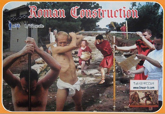 Linear-A LA004 Roman Construction - 56 Figures 1/72
