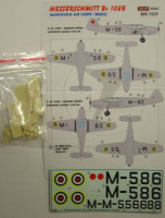 Kora Model DEC7225 Messers. Bf 108B (Manchuria Air Corps) декали декали 1/72