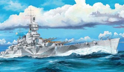 Trumpeter 05320 &quot;Vittorio Veneto&quot; Italian Navy Battleship 1/350