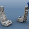 ЭВМ RS48100 Ка-52 (Звезда) катапультные кресла К-37-800 (подвесная система 3Д декаль) Звезда 1/48