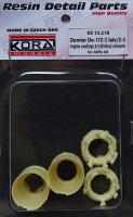 Kora Model DS72218 Do-17 Z-2 late/Z-3 engine cowlings & exhausts 1/72