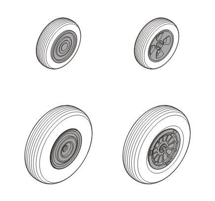 CMK 4240 Cambera B.2/ PR.9 - wheels set for AIR 1/48