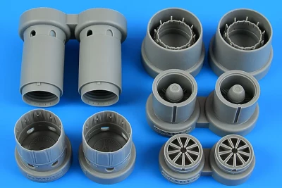 Aires 4888 Rafale exhaust nozzles (HOBBYB) 1/48