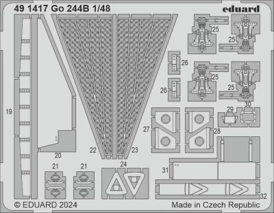 Eduard 491417 SET Go 244B (ICM) SET