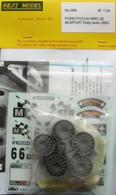 Reji Model 069 Ford Focus WRC 02 M-Sport 2003 Set 1/24