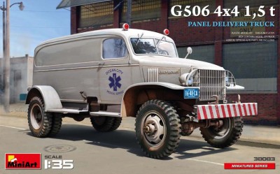 Miniart 38083 G506 4x4 1,5t Panel Delivery Truck (4x camo) 1/35