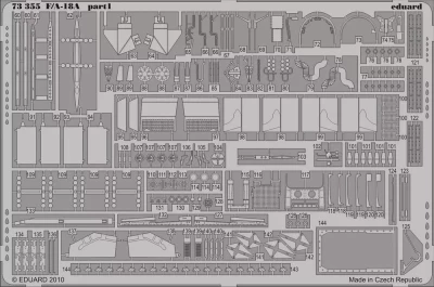 Eduard 73355 SET F/A-18A (ACAD) 1/72