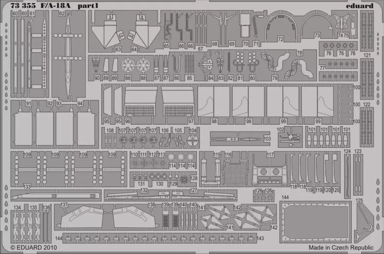 Eduard 73355 SET F/A-18A (ACAD) 1/72