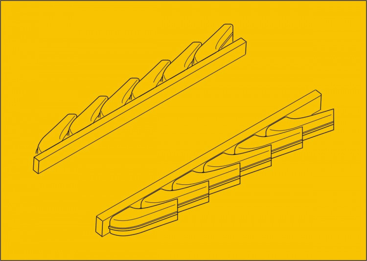 CMK Q72205 Bf 109G-6 – Exhausts for Airfix kit 1/72