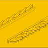 CMK Q72205 Bf 109G-6 – Exhausts for Airfix kit 1/72