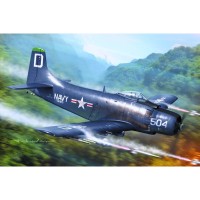 Sword 72151 AD-3/4 (early) Skyraider over Korea (4x camo) 1/72