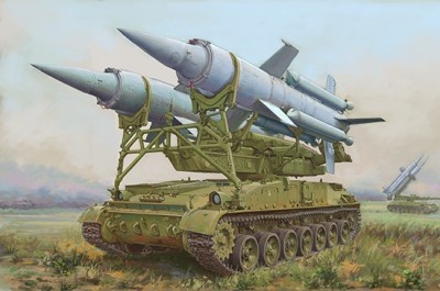 Trumpeter 07178 Советский ЗРК &quot;Круг-А&quot; 2K11A w/9M8M Missile (SA-4 Ganef) 1/72