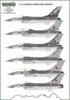 Model Maker Decals D72136 Lockheed-Martin F-16A/AM/B/BM in Portuquese service - generic set 1/72