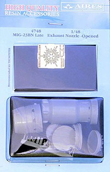 Aires 4748 MiG-23BN late exhaust nozzle - opened (TRUMP) 1/48