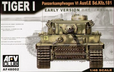 AFV Club AF48002 Tiger I early version 1/48