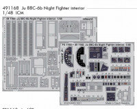 Eduard 491168 Ju 88C-6b Night Fighter interior (ICM) SET 1:48