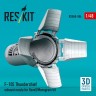 Reskit U48584 F-105 Thunderchief exhaust nozzle (REV/MONO) 1/48