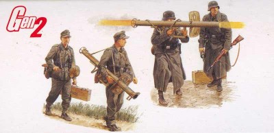 Dragon 6374 Солдаты GERMAN ANTITANK TEAM w/PANZERSCHRECK (GEN2)